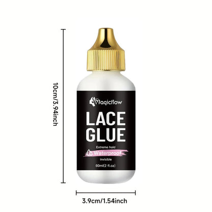 60ml/2fl.oz Waterproof Wig Lace Glue - Strong Hold, Invisible, Quick Dry & Easy Removal - Shello's Creative Boutique