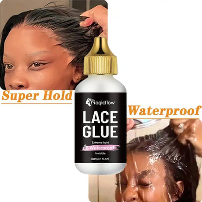 60ml/2fl.oz Waterproof Wig Lace Glue - Strong Hold, Invisible, Quick Dry & Easy Removal - Shello's Creative Boutique