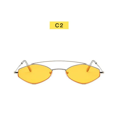 90s Sunglasses Women Retro Oval Sunglasses Lady Brand Designer Vintage Black Sunglasses Girls Eyeglasses UV400 Oculos - Shello's Creative Boutique