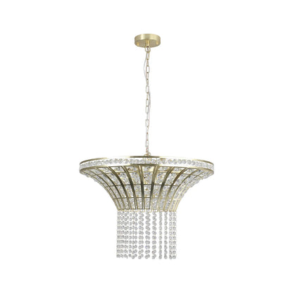 8-Light 23.6" Wide Crystal Waterfall Chandelier - Shello's Creative Boutique