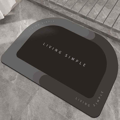 Quick-Drying Absorbent Bathroom Floor Mat - Shello's Creative Boutique