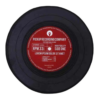 Vinyl Record Desk Floor Mat – Stylish & Non-Slip Retro Carpet - Shello's Creative Boutique