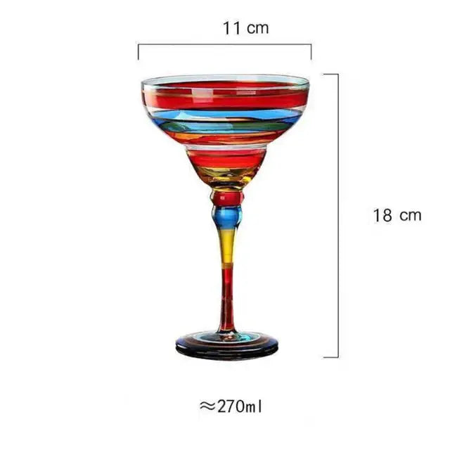 Colorful Wine Glasses Cups Cocktail Goblet Champagne Cup Glasses Bar Party Home DrinkWare Wedding Gifts Kitchen Accessories NEW eprolo