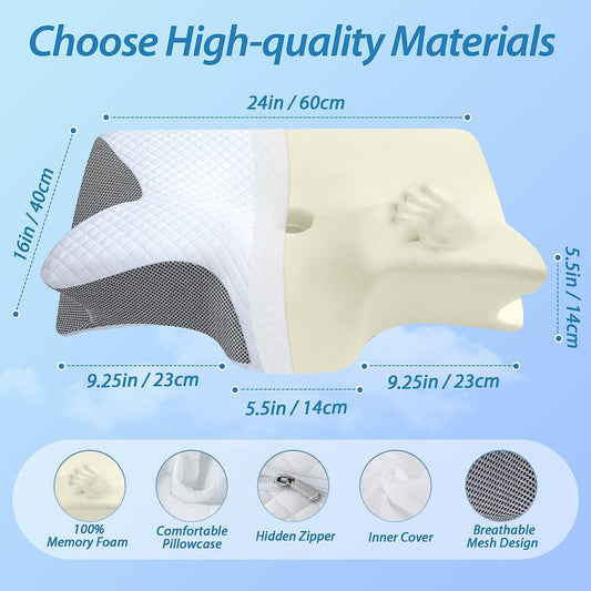 Home Sleep Memory Foam Neck Memory Pillow Orthopedic Pillow Cervical Health Cotton Pillows Memory Foam body pillow anime
