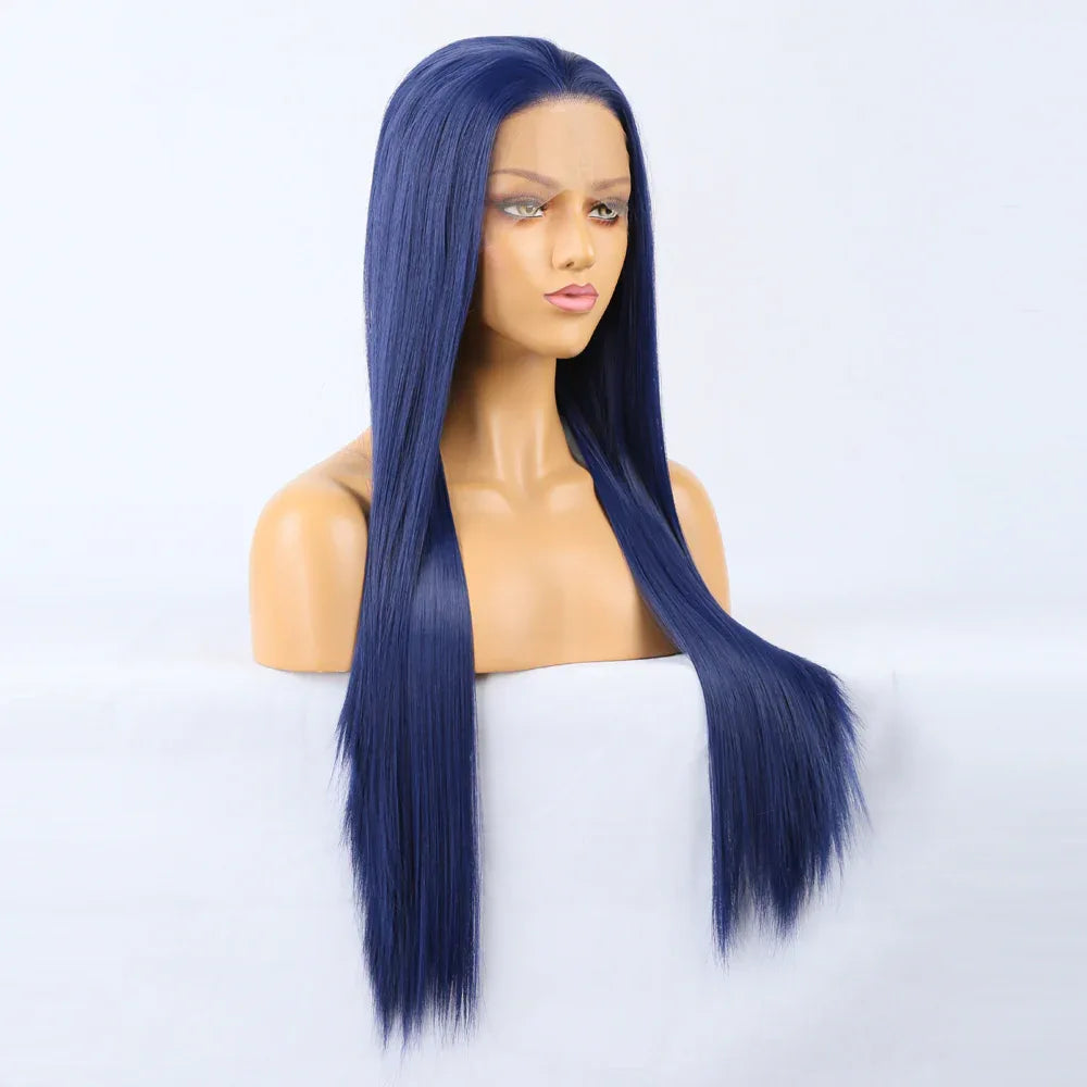 Bone Straight Lace Front Wig - Glueless Transparent Lace Human Hair - Shello's Creative Boutique