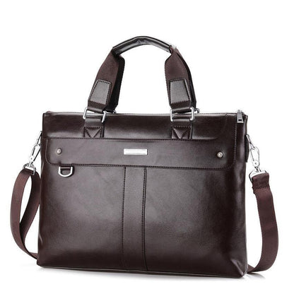 Men Casual Briefcase Business Shoulder Bag - Shello's Creative Boutique
