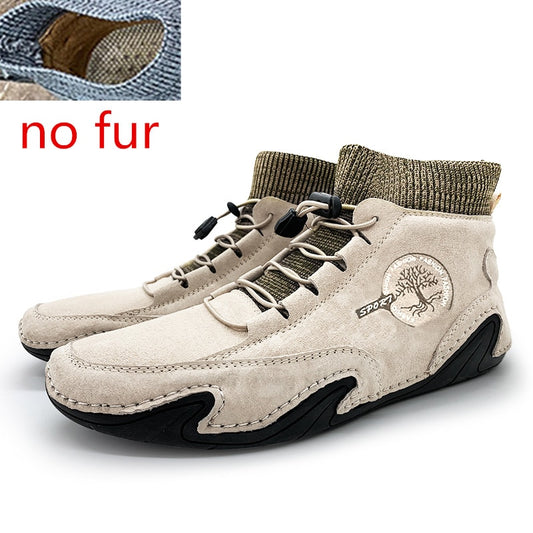Men's Sneakers cow suede Leather Men Loafers Shoes Fashion Slip on Men Driving Shoes Soft Sapato Masculino Mocassin Homme eprolo