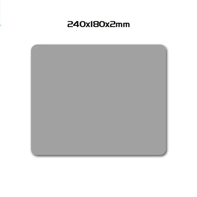 Aluminum Alloy Smooth Mouse Pad 240x180/300mm Hard Metal Slim Desk Mat Rubber Anti-slip Bottom Speed Control Mousepad For Gaming - Shello's Creative Boutique