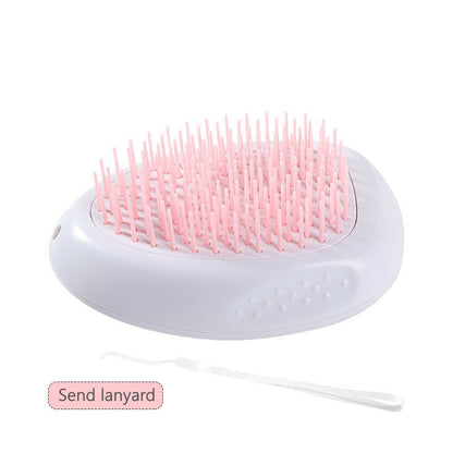 One-Click Self-Cleaning Cat Brush - Hair Removal & Massage Grooming Tool