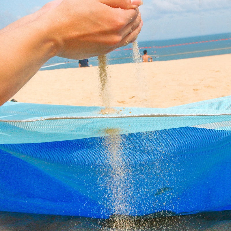Naturelife Sand Free Beach Mat Portable Blue beach mat Anti-slip Sand Mats Rug Outdoor mat for Beach support drop shipping Shello Creative Boutique
