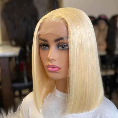 613 Blonde Lace Front Wig - Natural Hairline Synthetic - Shello's Creative Boutique