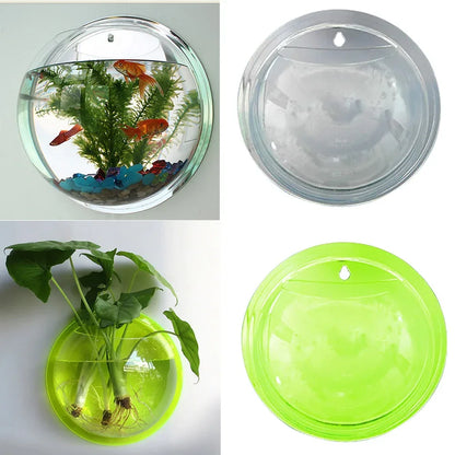 Pot Plant Wall Mounted Newest Hanging Decor Bubble Bowl Flowers Fish Tank Home Decor Aquarium Home Decoration Accessories - Shello's Creative Boutique