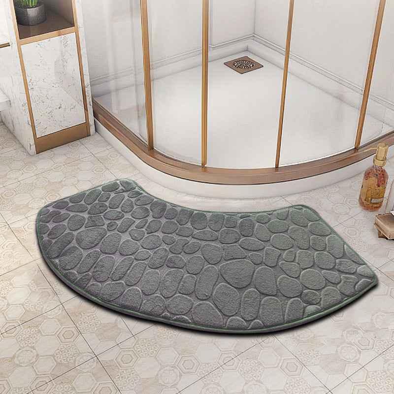 fan-shaped bathroom floor mat - Shello's Creative Boutique
