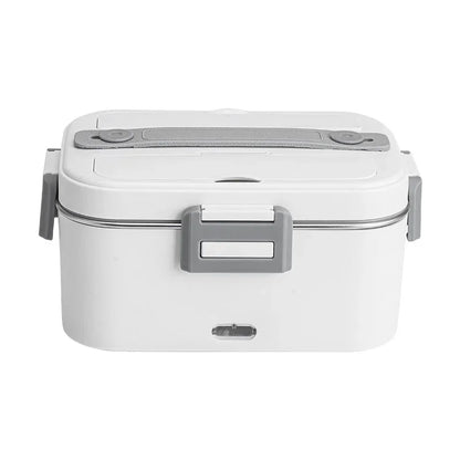 New portable household car 110 / 220V 12V/24V rechargeable automatic heated electric lunch box bento food heater container box - Shello's Creative Boutique