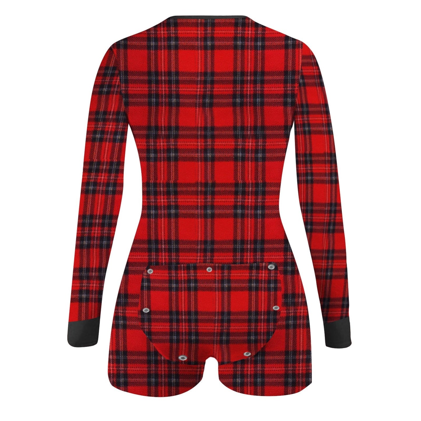 Women Fashion Butterfly Printing Lounge Short Romper Cotton Long Sleeve Jumpsut eprolo