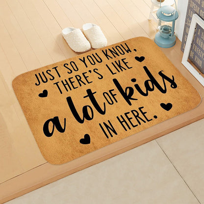 Welcome Doormat Entrance Anti-Slip Mat Hallway 10 Patterns Printed Carpet For Room Bedroom Home Kitchen Door Mat Art Pad eprolo