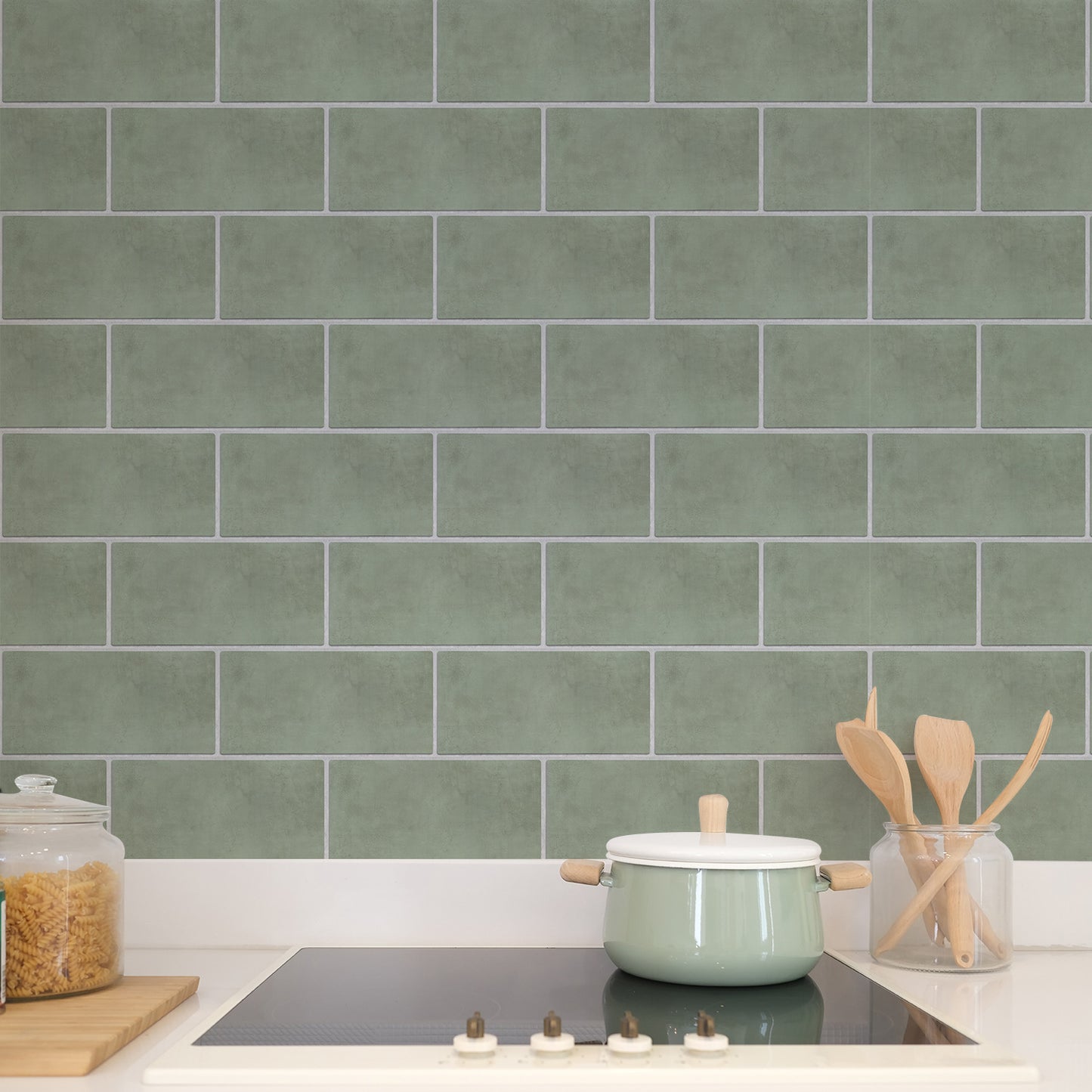 Funlife City Lights Thickened Tile Stickers Self-Adhesive PVC Kitchen And Bathroom Wall Waterproof Decorative Stickers