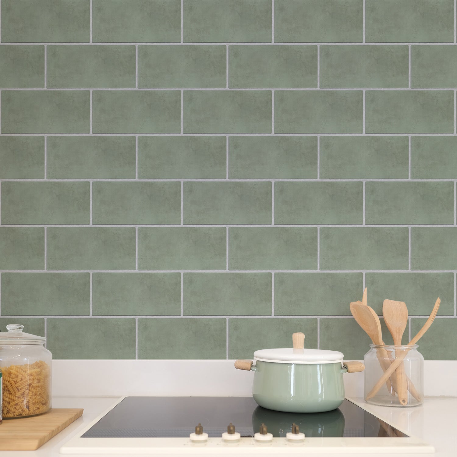 Funlife City Lights Thickened Tile Stickers Self-Adhesive PVC Kitchen And Bathroom Wall Waterproof Decorative Stickers