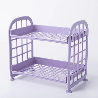 Double-Tier Storage Rack – Kitchen & Bathroom Organising Shelf - Shello's Creative Boutique
