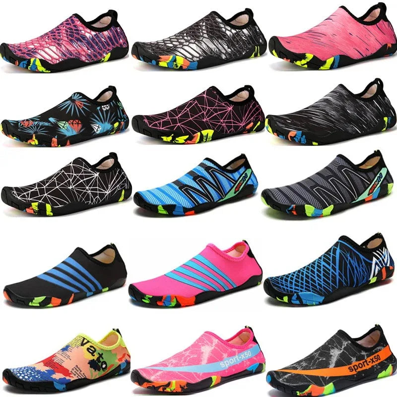 Swimming Water Aqua Shoes Men Women Beach Camping Shoes - Shello's Creative Boutique