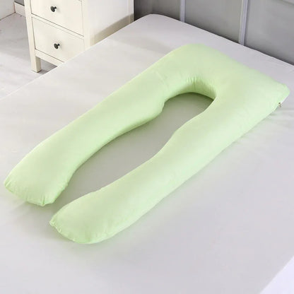 Pregnancy Pillow Bedding Full Body Pillow for Pregnant Women Comfortable U-Shape Cushion Long Side Sleeping Support Pillows - Shello's Creative Boutique