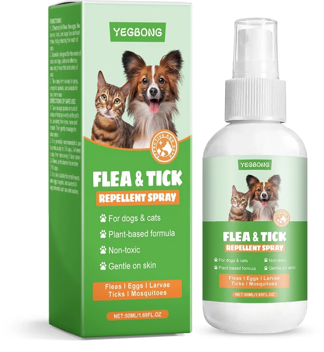 Natural Flea & Tick Repellent Spray - Herbal Pet Protection - Shello's Creative Boutique