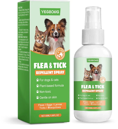 Natural Flea & Tick Repellent Spray - Herbal Pet Protection - Shello's Creative Boutique