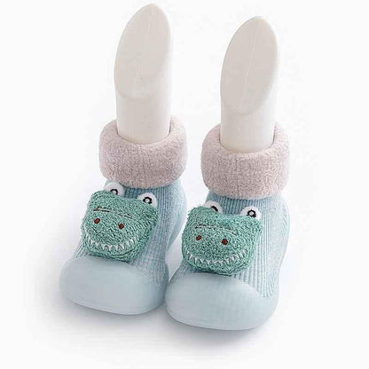 Winter Cotton Warm Baby Floor Socks - Non-Slip Grip Soles - Shello's Creative Boutique