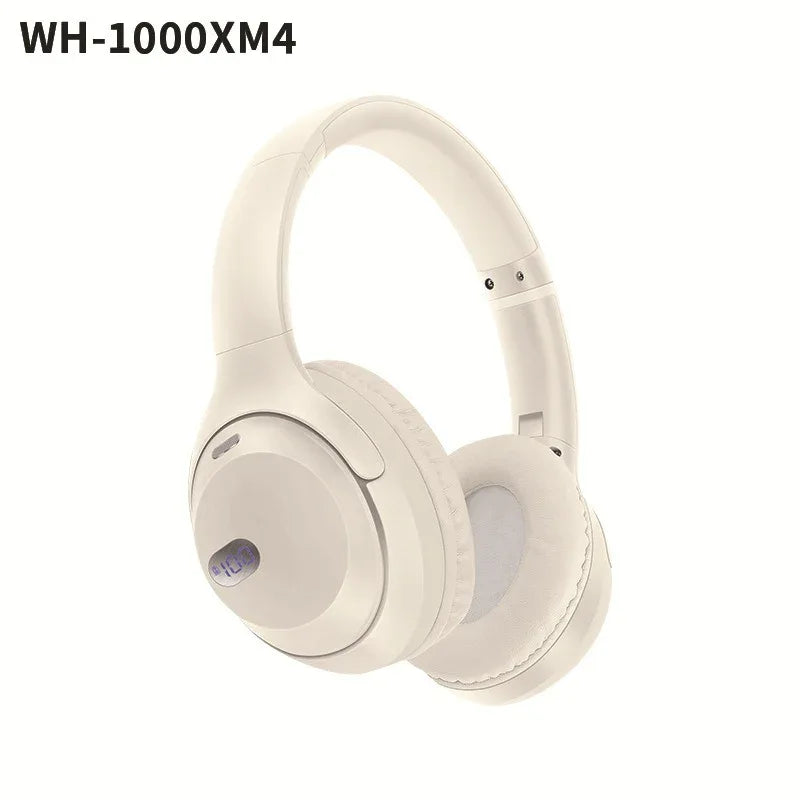 Wireless Bluetooth headset with battery display long battery life and foldable design - Shello's Creative Boutique