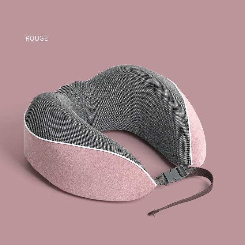 U Shaped Pillow Memory Cotton Travel Pillows, Nap Pillows, Neck Protection, Portable - Shello's Creative Boutique