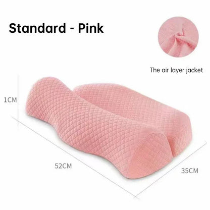 Bed Side Sleeping Pillow Neck Pain Relief Ergonomic Cervical Memory Foam Pillow - Shello's Creative Boutique