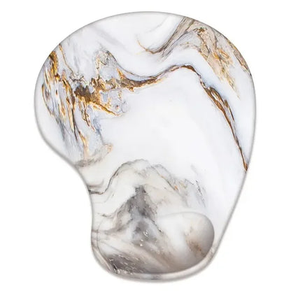Wrist Mouse Pad Marble Pattern Hand Bowl Tray Mouse Pad Office Wrist Protection Anti-Skid Mouse Pads - Shello's Creative Boutique