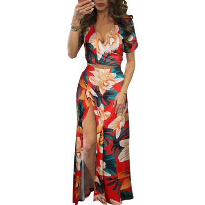 Classic Floral Hot Sale Dress Two Piece Set - Shello's Creative Boutique