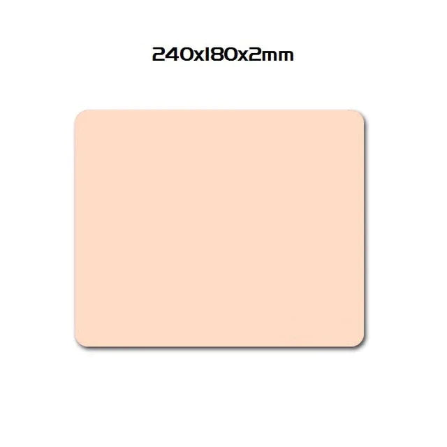 Aluminum Alloy Smooth Mouse Pad 240x180/300mm Hard Metal Slim Desk Mat Rubber Anti-slip Bottom Speed Control Mousepad For Gaming - Shello's Creative Boutique