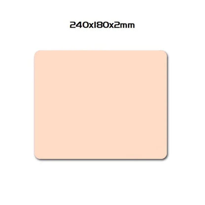 Aluminum Alloy Smooth Mouse Pad 240x180/300mm Hard Metal Slim Desk Mat Rubber Anti-slip Bottom Speed Control Mousepad For Gaming - Shello's Creative Boutique