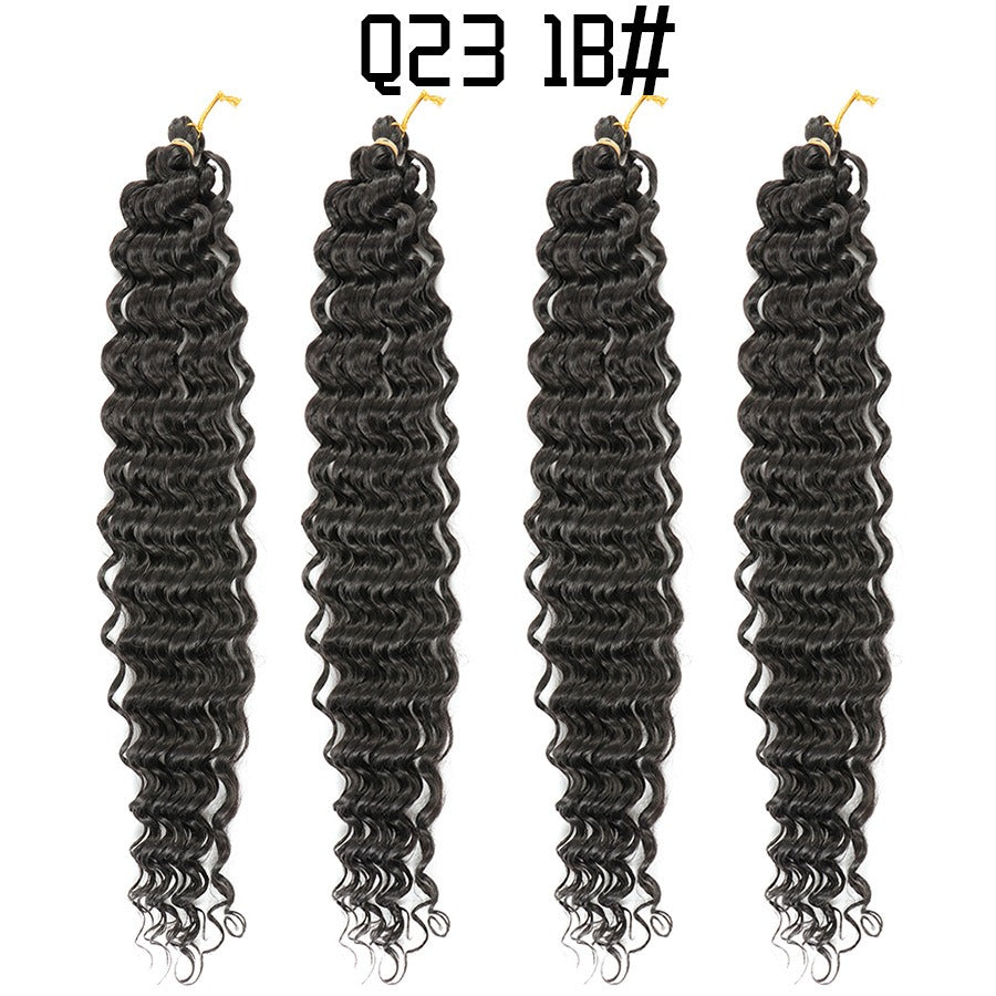 African crochet hair wig Deep Wave hair Latin American curly braided hair fluffy Shello Creative Boutique