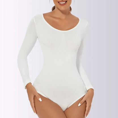 Bodysuit Body Hugging Body Lifting Body Shaping Women's Bodysuit Long Sleeve Body Slimming Cloth Body Shaping - Shello's Creative Boutique