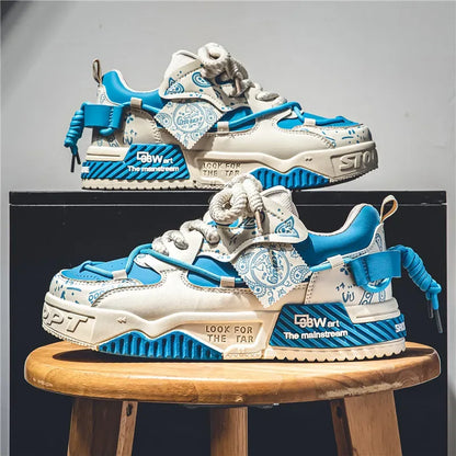 Men's breathable casual board shoes - Shello's Creative Boutique