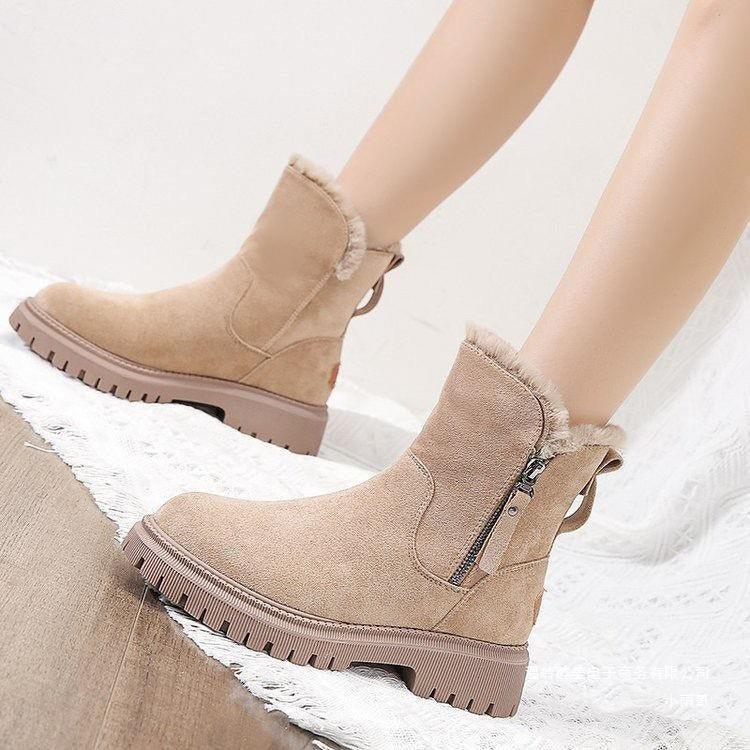 Women's snow boots winter cashmere women's shoes Warm boots cotton shoes women's boots - Shello's Creative Boutique