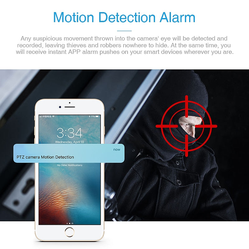 1080P Cloud IP Camera Home Security Surveillance Camera Auto Tracking Network WiFi Camera Wireless CCTV Camera eprolo