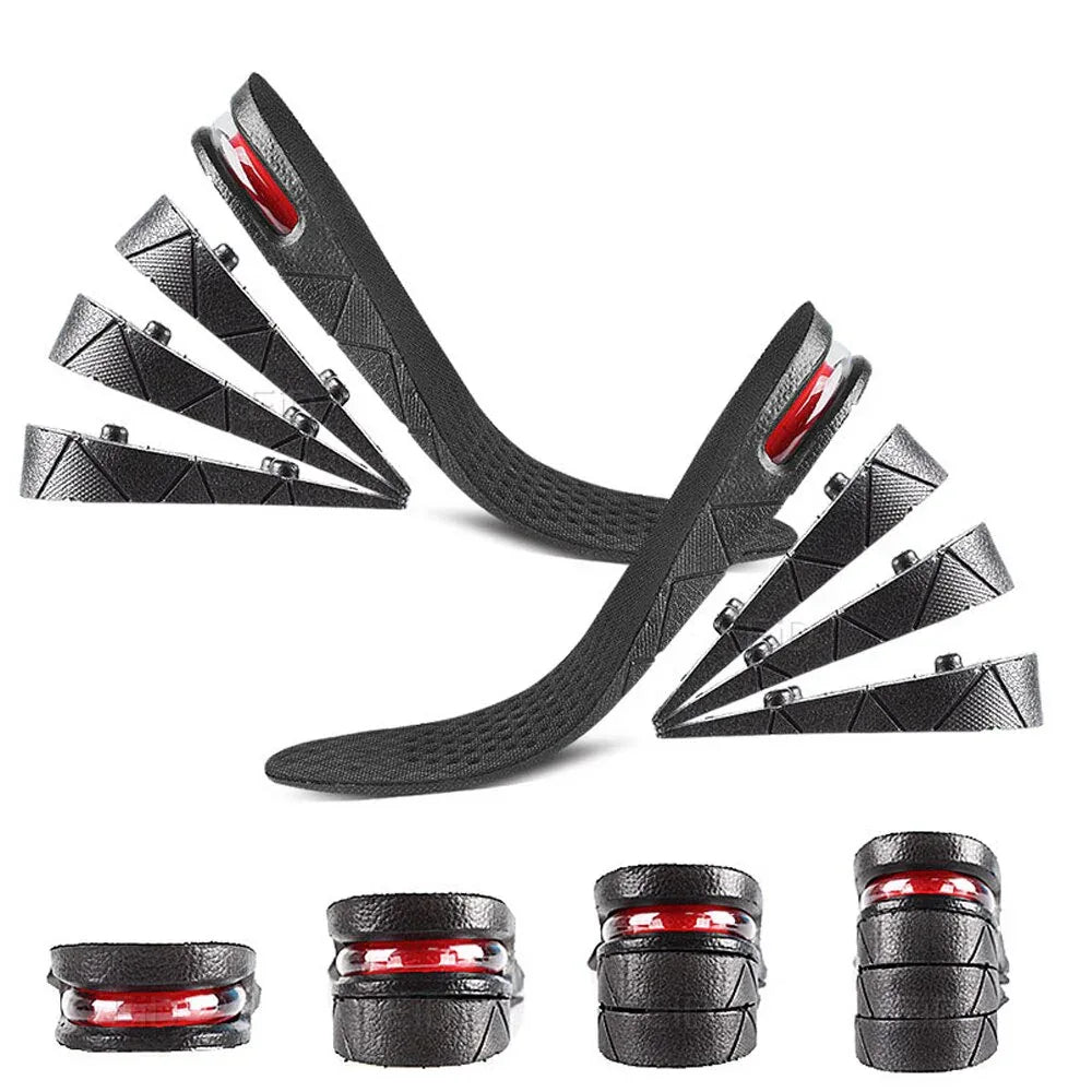 3-7.5cm Invisible Height Increase Insole Cushion Height Lift Adjustable Cut Shoe Heel Insert Taller Support Absorbant Foot Pad - Shello's Creative Boutique