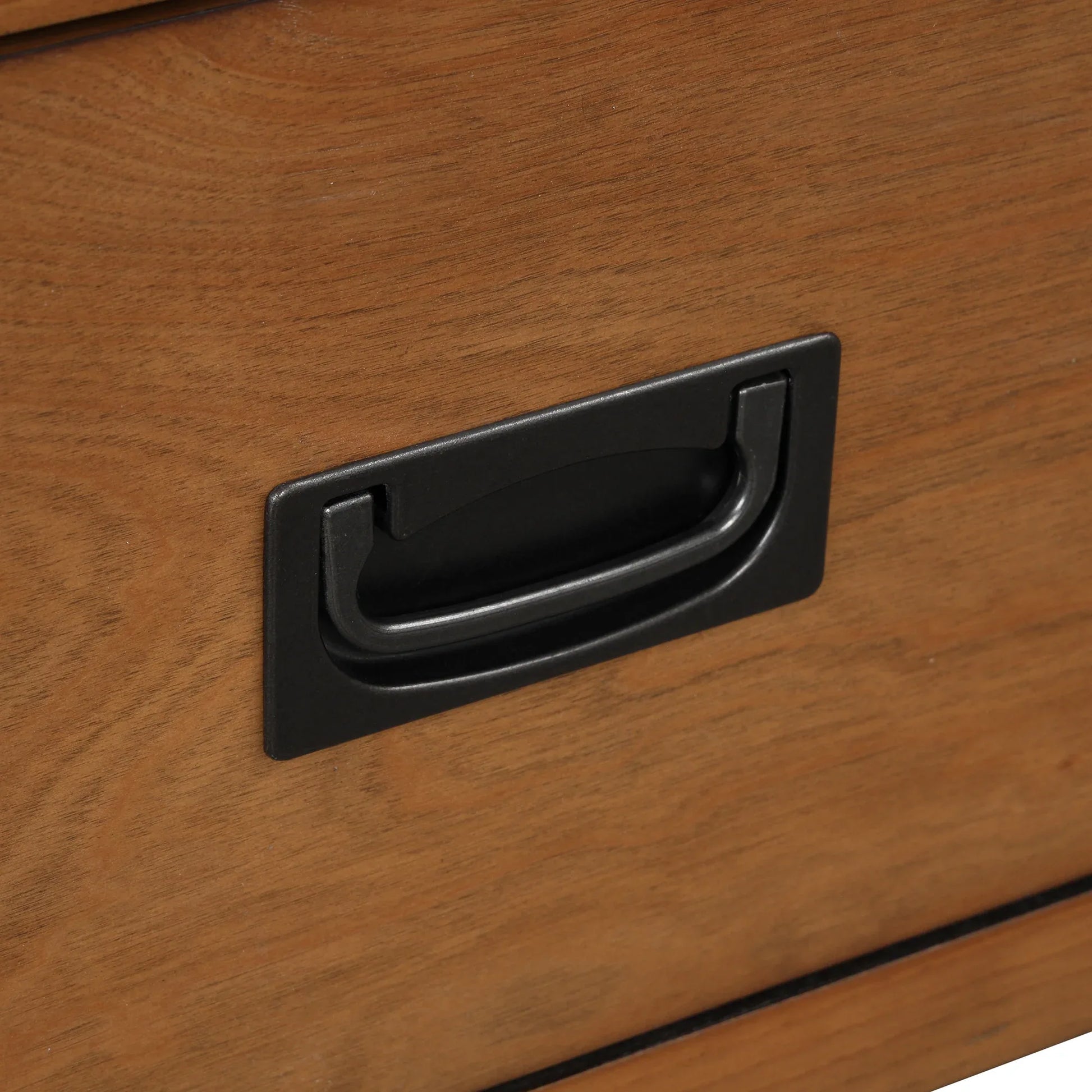 36'' Farmhouse Pine Wood Console Table Entry Sofa Table with 4 Drawers & 1 Storage Shelf (Brown) - Shello's Creative Boutique