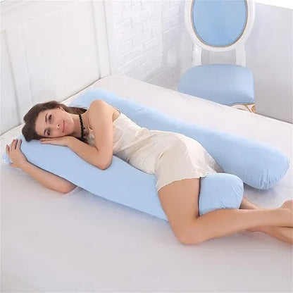 Pregnancy Pillow Bedding Full Body Pillow for Pregnant Women Comfortable U-Shape Cushion Long Side Sleeping Support Pillows - Shello's Creative Boutique