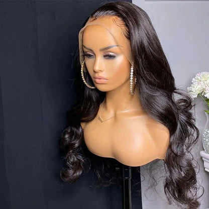 Lace Front Human Hair Wig - Natural Closure Wig for Women - Shello's Creative Boutique