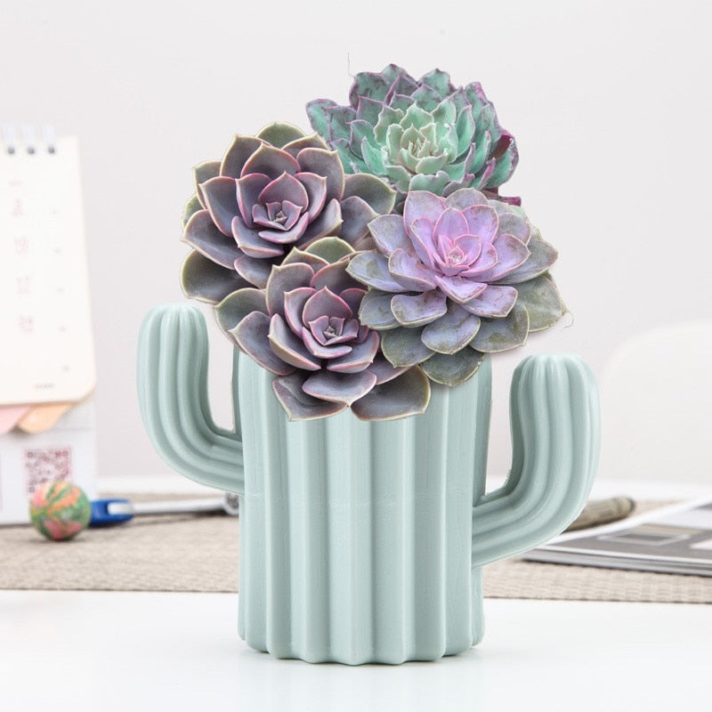 Can Be Used As a Vase/Pen Holder, Desktop Cactus, Desk, Multifunctional Storage, Flower Arrangement, Vase, Pot, Decoration eprolo