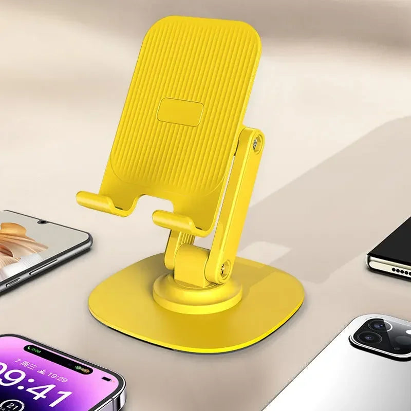 Rotating phone stand foldable desktop TV show lazy person tablet phone support stand