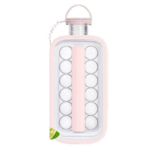 Ice Hockey Pot Ice Making Water Pot Ice Block Mold Box Frozen Ice Block Cup Spherical Artifact Whiskey Quick Frozen eprolo