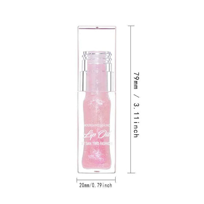 Hydrating Lip Gloss - Colour Changing Sparkling Shimmer Lip Oil for Plumping and Moisturizing - Shello's Creative Boutique