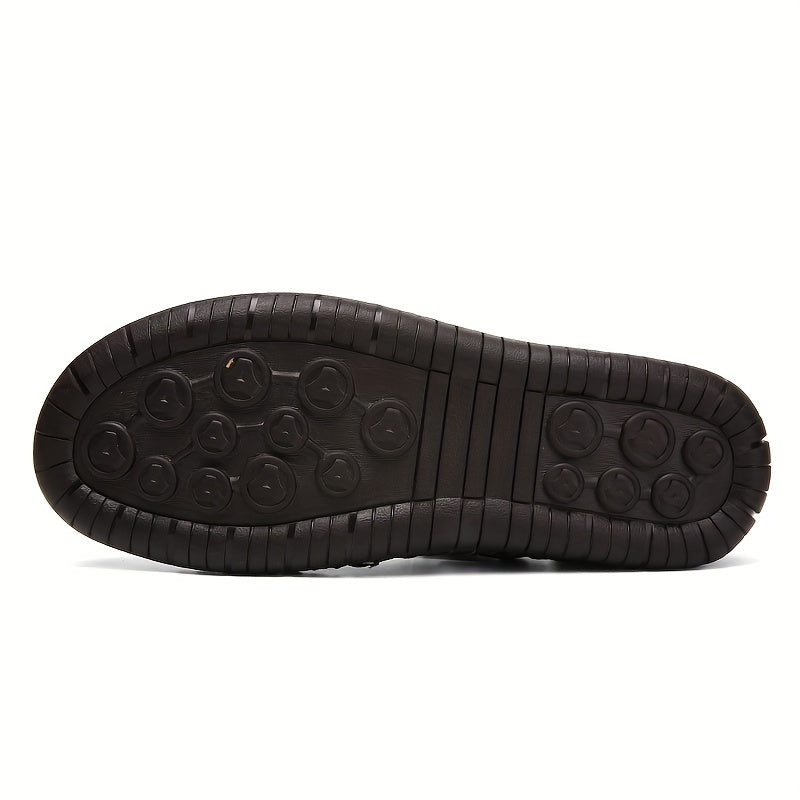 Casual Handmade Stitching Men's Flats - Outdoor Walking Shoes Sneakers Shello's Creative Boutique