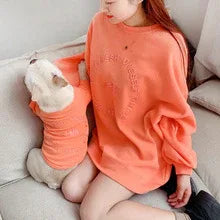 Spring And Autumn Kitten Pet Parent-Child Clothing Cat Clothes Embroidered Dog Clothing Long-Sleeved T-Shirt - Shello's Creative Boutique